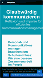 Mobile Screenshot of glaubwuerdigkeitsprinzip.de